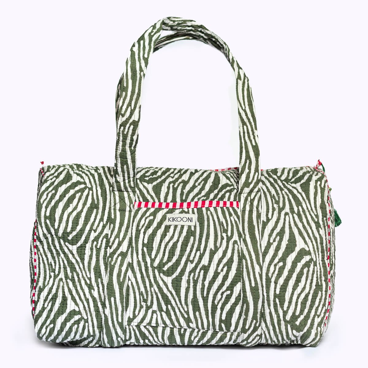 Handgemaakte katoenen tas - Desert Zebra