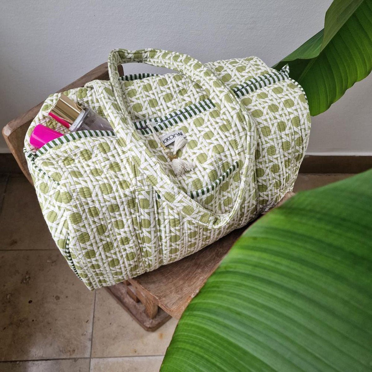 Handgemaakte katoenen tas - Print