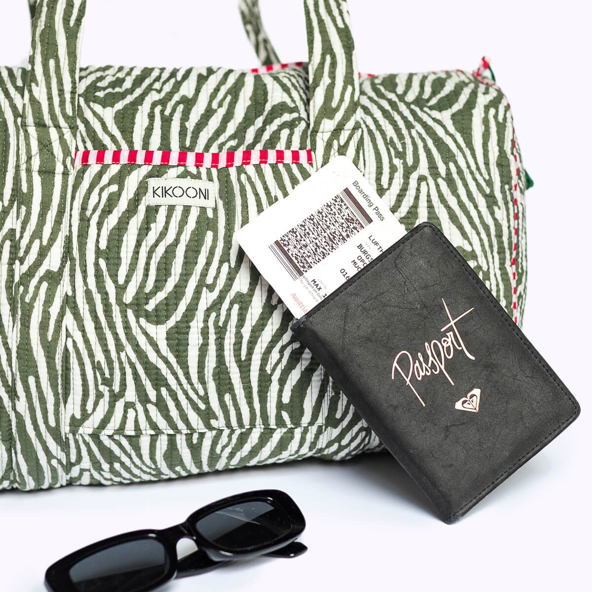 Handgemaakte katoenen tas - Desert Zebra