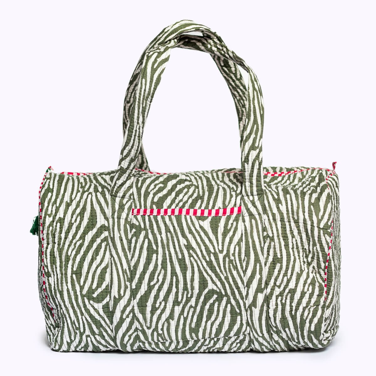 Handgemaakte katoenen tas - Desert Zebra