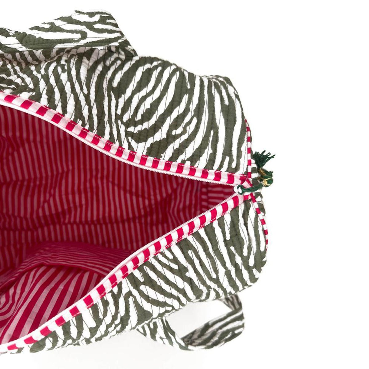 Handgemaakte katoenen tas - Desert Zebra