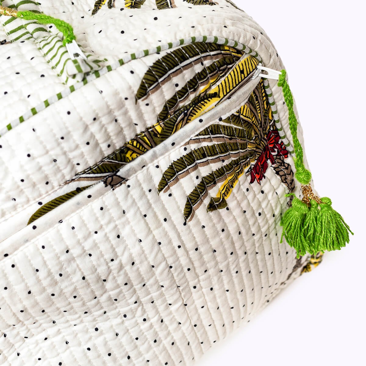 Handgemaakte katoenen tas - Palms