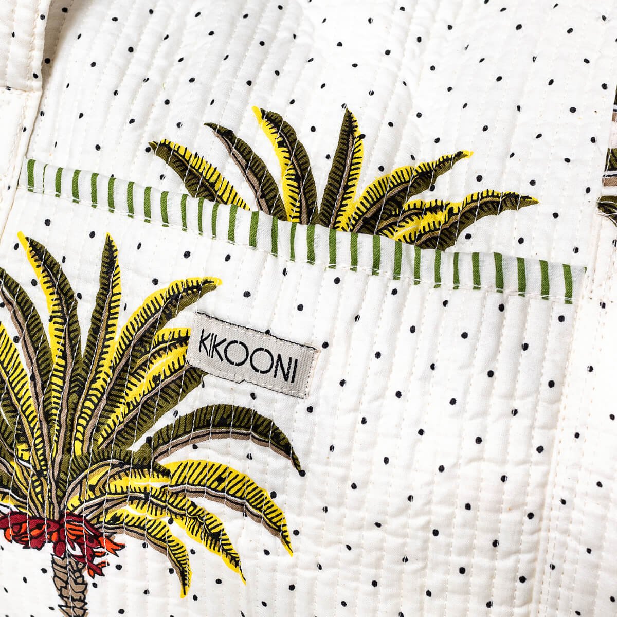 Handgemaakte katoenen tas - Palms