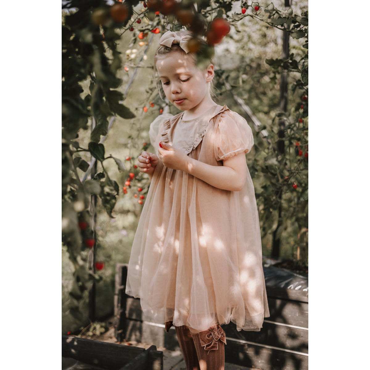 Annie & Charles® Handgemaakte tule jurk