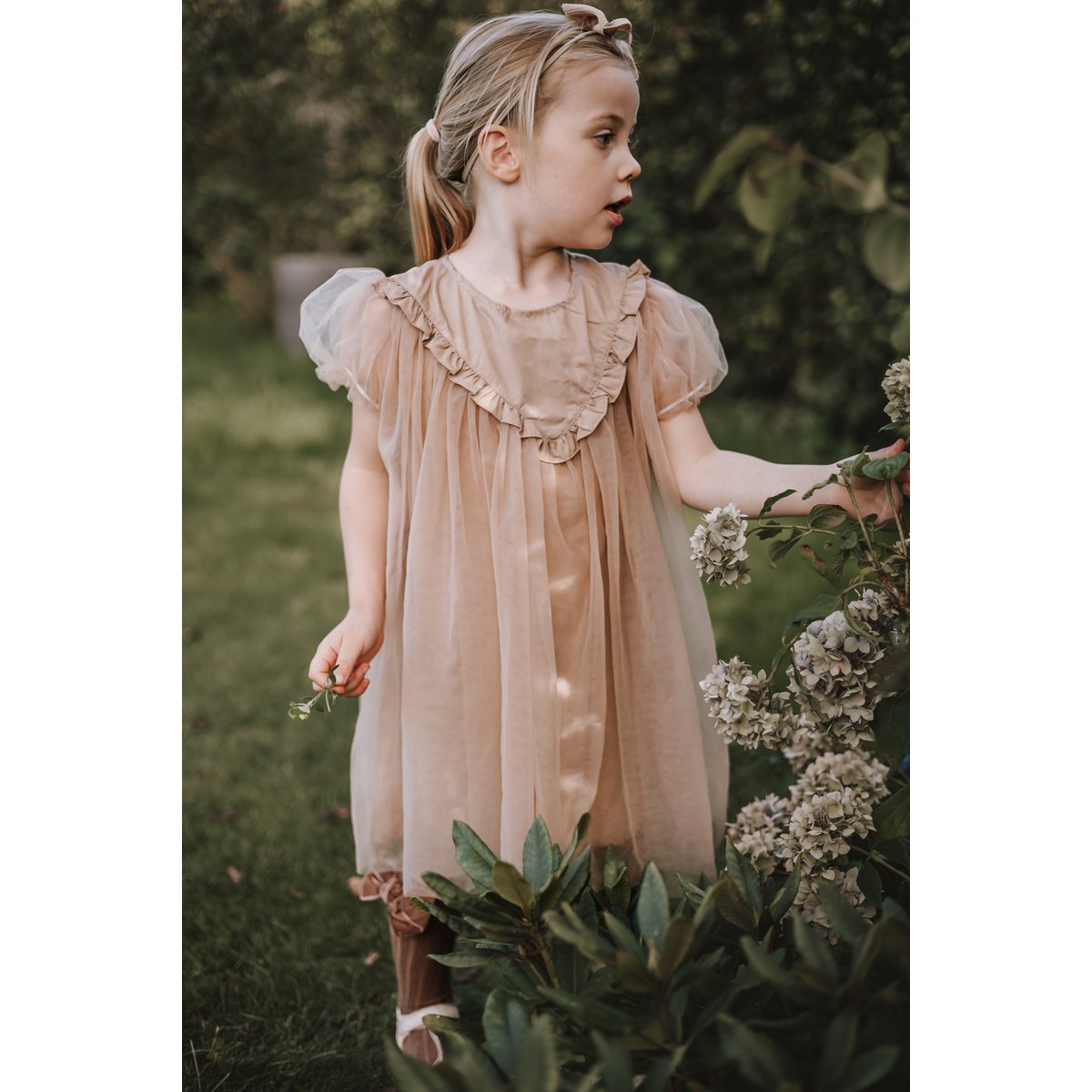 Annie & Charles® Handgemaakte tule jurk