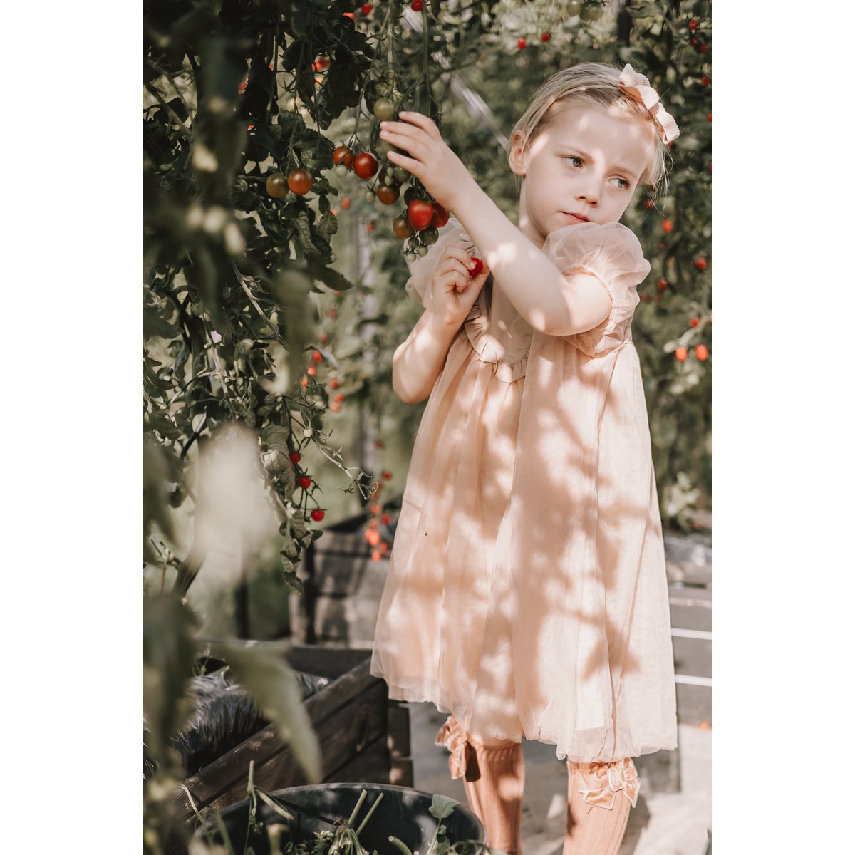 Annie & Charles® Handgemaakte tule jurk
